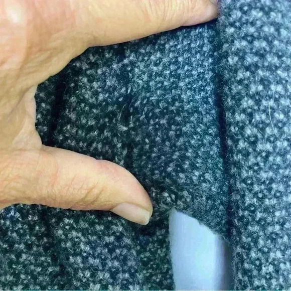 Jos.A.Bank Reserve Full zip wool blend Academia elbow patch sweater-SZ Large - Picture 2 of 8